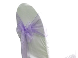 Organzaschleife Lavendel