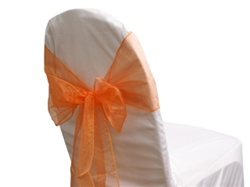 Organzaschleife Orange