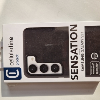 Cellularline SENSATION Schutzhuelle fuer Samsung Galaxy S23 – Schwarz
