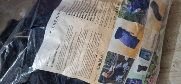 Orgaterm Schlupfsack – Warm, bequem und ideal für Rollstuhlfahrer