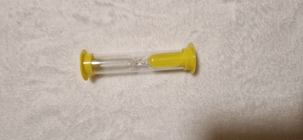 Robuste Sanduhr / Sandtimer (3 Minuten) – Gelb Bild 1 Robuste Sanduhr / Sandtimer (3 Minuten) – Gelb