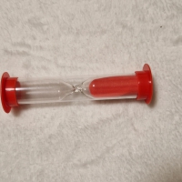 Robuste Sanduhr / Sandtimer (5 Minuten) Rot