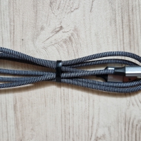 USB-C Ladekabel – geflochten, grau 